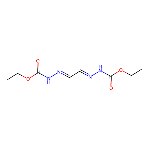 ethyl N-[2-(ethoxycarbonylhydrazinylidene)ethylideneamino]carbamate structure