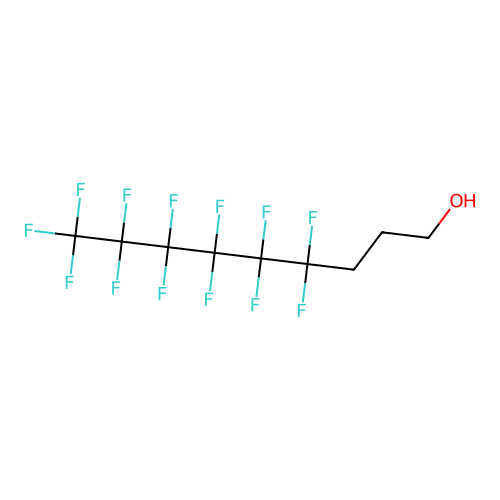 4,4,5,5,6,6,7,7,8,8,9,9,9-Tridecafluorononan-1-ol structure