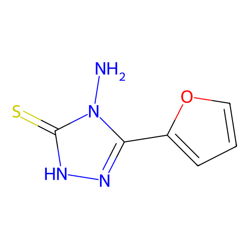 4-amino-5-(furan-2-yl)-4H-1,2,4-triazole-3-thiol structure