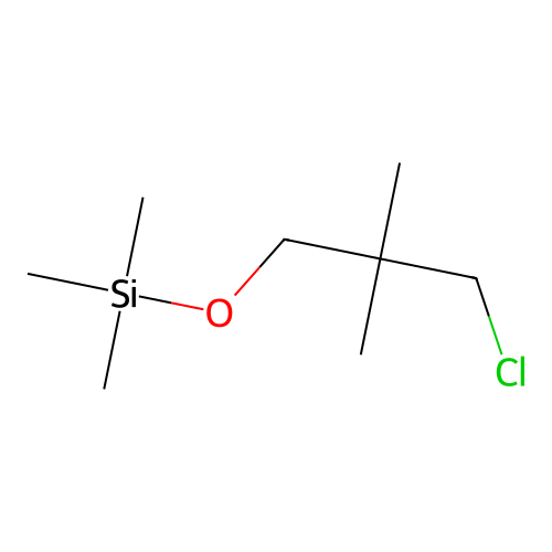 Silane, (3-chloro-2,2-dimethylpropoxy)trimethyl- structure