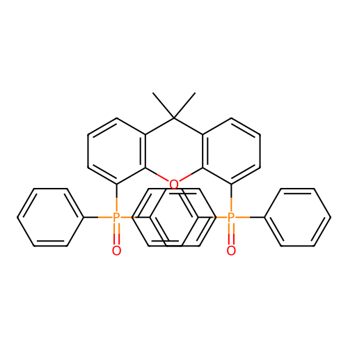 1,1'-(9,9-Dimethyl-9H-xanthene-4,5-diyl)bis[1,1-diphenylphosphine oxide] structure