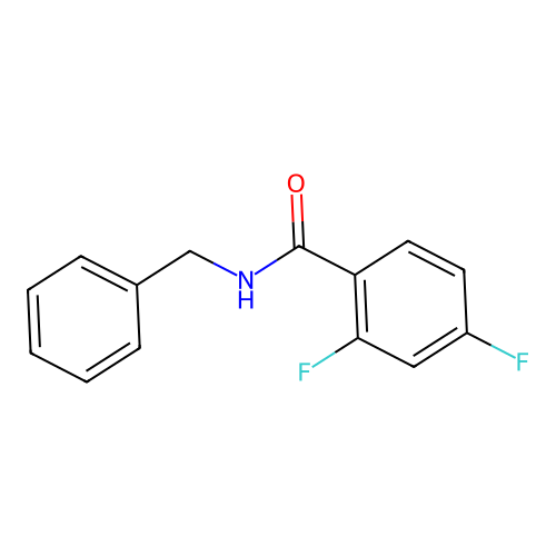 N-benzyl-2,4-difluorobenzamide structure