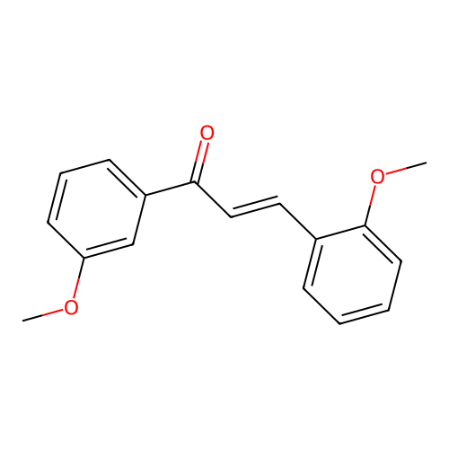 3-(2-Methoxyphenyl)-1-(3-methoxyphenyl)prop-2-en-1-one structure