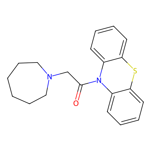 2-(Azepan-1-yl)-1-(10H-phenothiazin-10-yl)ethanone structure