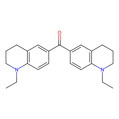 Bis(1-ethyl-1,2,3,4-tetrahydroquinolin-6-yl) ketone structure