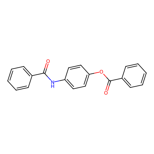 Benzamide, N-[4-(benzoyloxy)phenyl]- structure