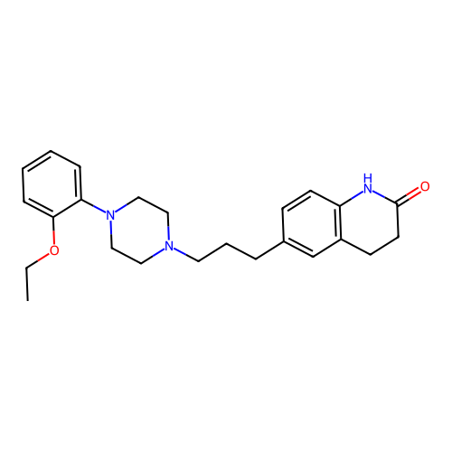 2(1H)-Quinolinone, 3,4-dihydro-6-(3-(4-(2-ethoxyphenyl)-1-piperazinyl)propyl)- structure