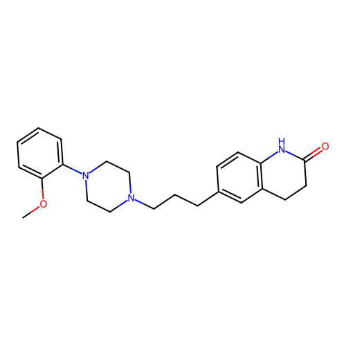 2(1H)-Quinolinone, 3,4-dihydro-6-(3-(4-(2-methoxyphenyl)-1-piperazinyl)propyl)- structure
