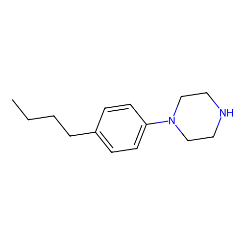 1-(4-Butylphenyl)piperazine structure