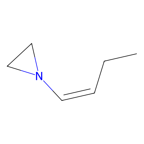 Aziridine, 1,-(1-butenyl)-, (Z)- structure