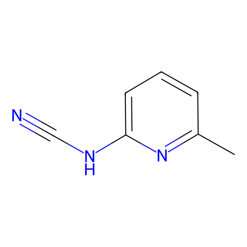 (6-Methylpyridin-2-yl)cyanamide structure