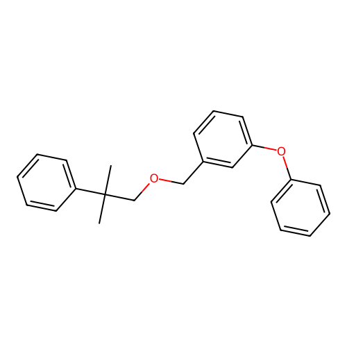 Benzene, 1-((2-methyl-2-phenylpropoxy)methyl)-3-phenoxy- structure