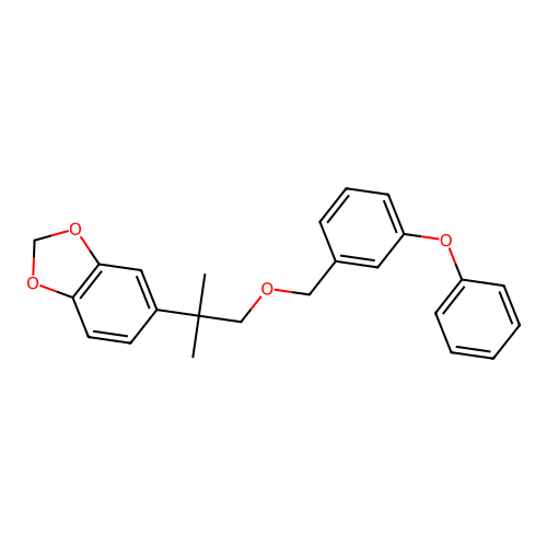 1,3-Benzodioxole, 5-(1,1-dimethyl-2-((3-phenoxyphenyl)methoxy)ethyl)- structure