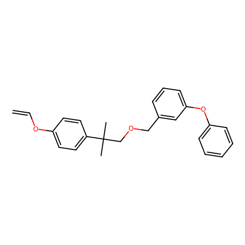 Benzene, 1-((2-(4-(ethenyloxy)phenyl)-2-methylpropoxy)methyl)-3-phenoxy- structure