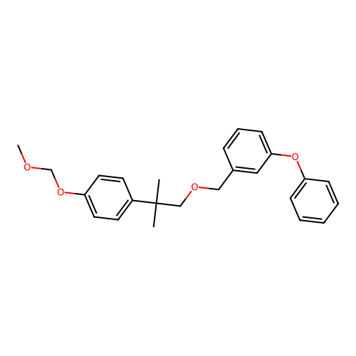 Benzene, 1-((2-(4-(methoxymethoxy)phenyl)-2-methylpropoxy)methyl)-3-phenoxy- structure
