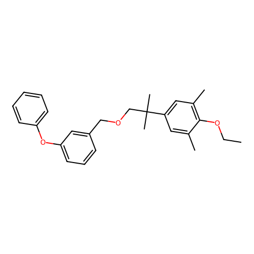 Benzene, 1-((2-(4-ethoxy-3,5-dimethylphenyl)-2-methylpropoxy)methyl)-3-phenoxy- structure