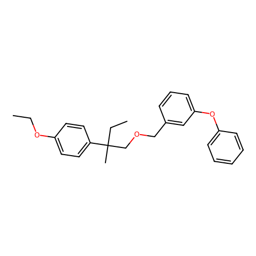 Benzene, 1-((2-(4-ethoxyphenyl)-2-methylbutoxy)methyl)-3-phenoxy- structure