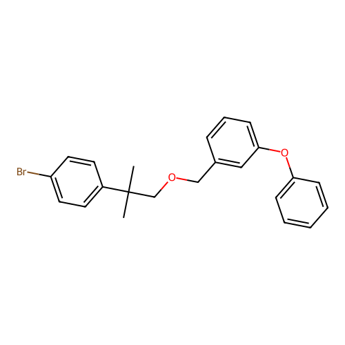 Benzene, 1-((2-(4-bromophenyl)-2-methylpropoxy)methyl)-3-phenoxy- structure