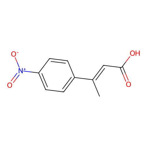 3-(4-Nitrophenyl)-2-butenoic Acid structure