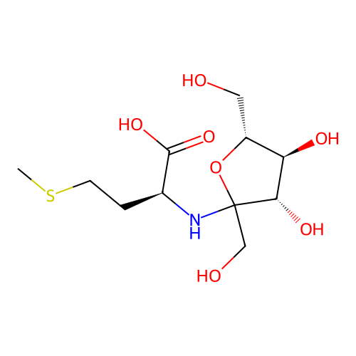 Fructosyl-methionine structure