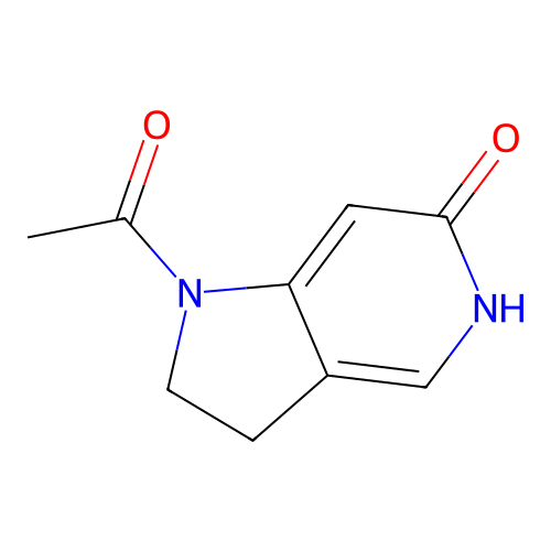 1-Acetyl-1,2,3,5-tetrahydro-6H-pyrrolo[3,2-c]pyridin-6-one structure