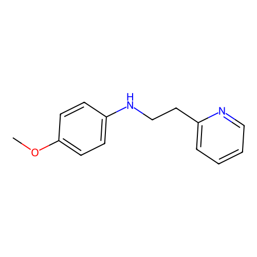 (4-Methoxy-phenyl)-(2-pyridin-2-yl-ethyl)-amine structure