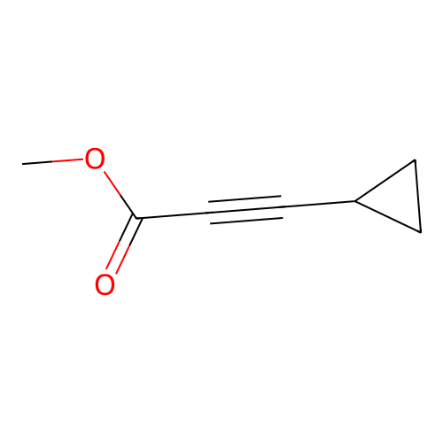 Methyl 3-cyclopropylprop-2-ynoate structure