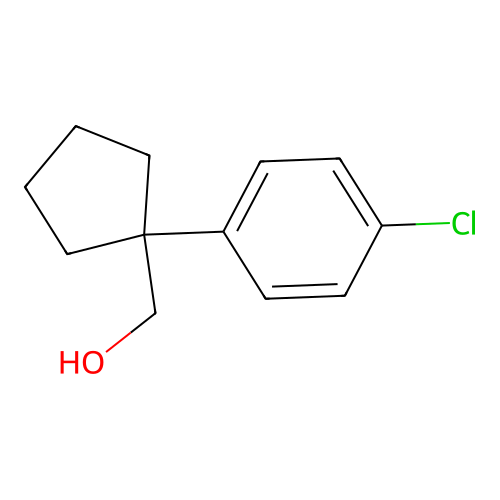 1-(p-Chlorophenyl)cyclopentanemethanol structure
