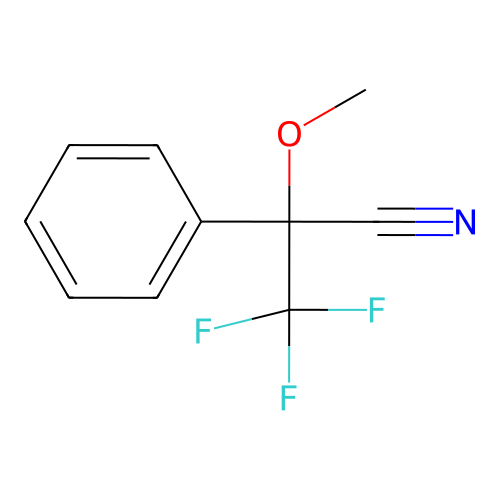 Methoxyphenyl(trifluoromethyl)acetonitrile structure