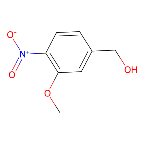 3-Methoxy-4-nitrobenzyl alcohol structure