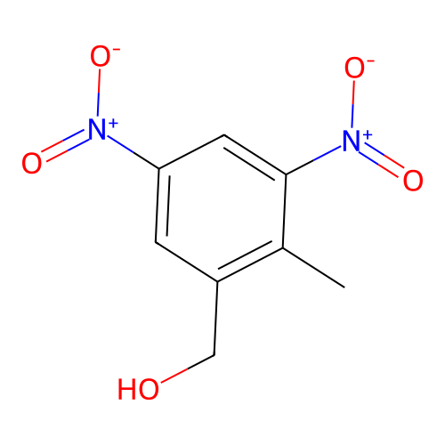 2-Methyl-3,5-dinitrobenzenemethanol structure