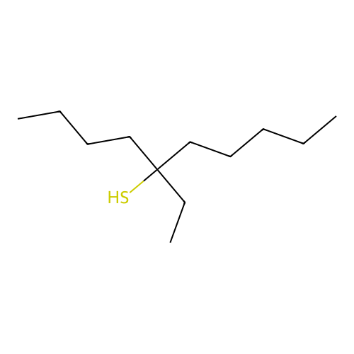 5-Ethyldecane-5-thiol structure