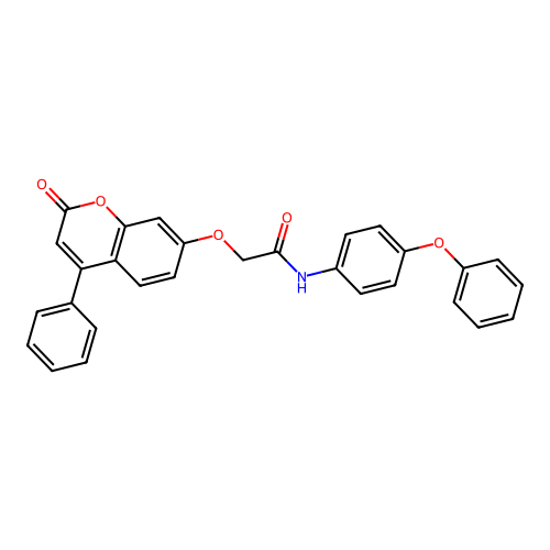 2-((2-oxo-4-phenyl-2H-chromen-7-yl)oxy)-N-(4-phenoxyphenyl)acetamide structure