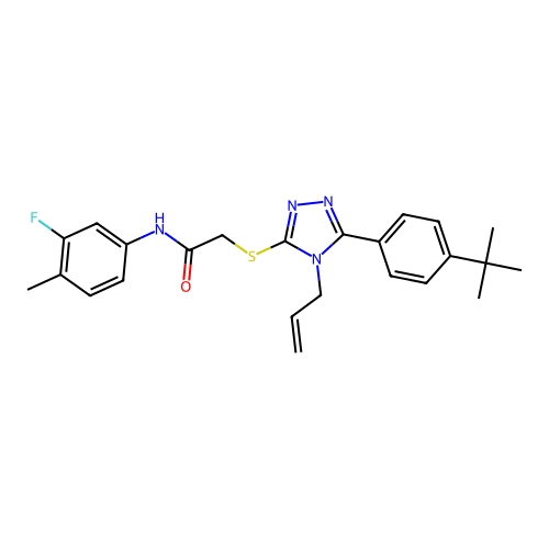 C24H27FN4OS structure