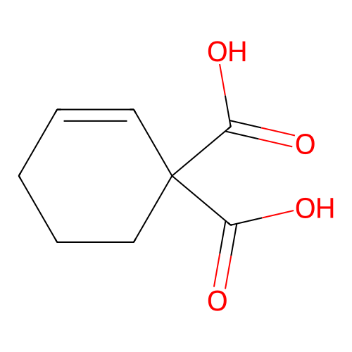 Cyclohexenedicarboxylic acid structure