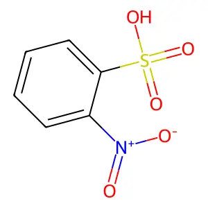 2-Nitrobenzenesulphonic acid structure