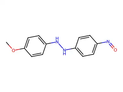 N-(对-((对甲氧基苯基)偶氮基)苯基)羟胺 structure