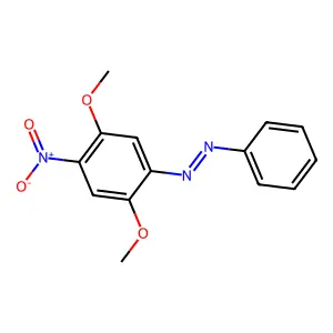 2,5-Dimethoxy-4-nitroazobenzene structure