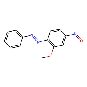 2-Methoxy-4-nitrosoazobenzene structure
