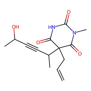 4'-Hydroxymethohexital structure