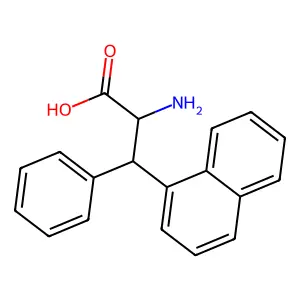 1-Naphthalenepropanoic acid, alpha-amino-beta-phenyl- structure
