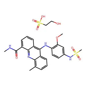 Asulacrine isethionate structure