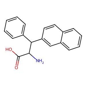 2-Naphthalenepropanoic acid, alpha-amino-beta-phenyl- structure