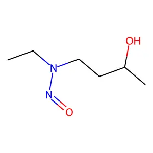 N-ethyl-N-(3-hydroxybutyl)nitrous Amide structure