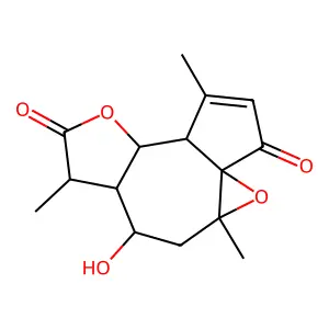 1,10alpha-Epoxy-8alpha-hydroxyachillin structure