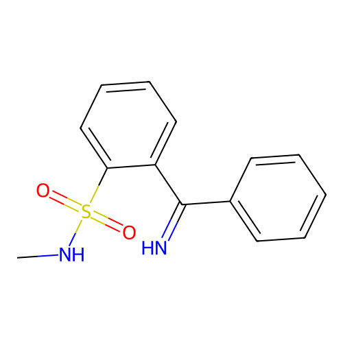 2-(亚氨基(苯基)甲基)-N-甲基苯磺酰胺 structure