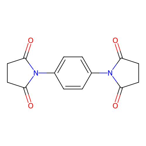 1-[4-(2,5-Dioxo-1-pyrrolidinyl)phenyl]-2,5-pyrrolidinedione structure