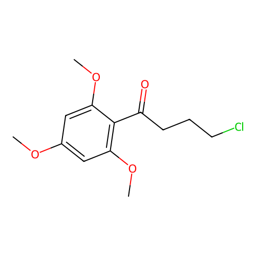 4-Chloro-2',4',6'-trimethoxybutyrophenone structure