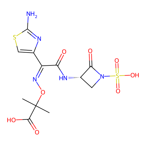 Ceftazidime monobactam structure