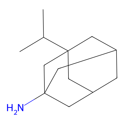 (3-Isopropyl-1-adamantyl)amine structure